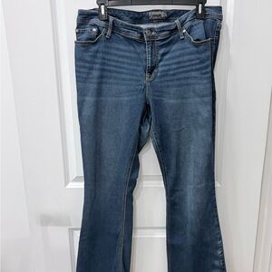 Torrid Dark Blue Flare Jeans